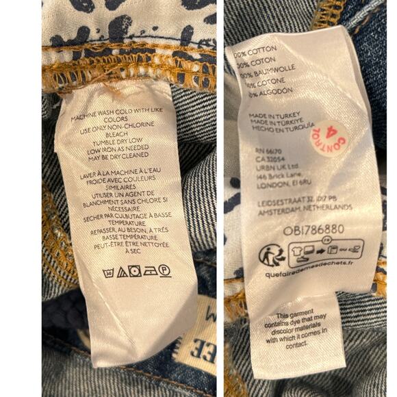 Free People Edison Wide Leg Denim Jumpsuit Size Medium - Picture 8 of 9